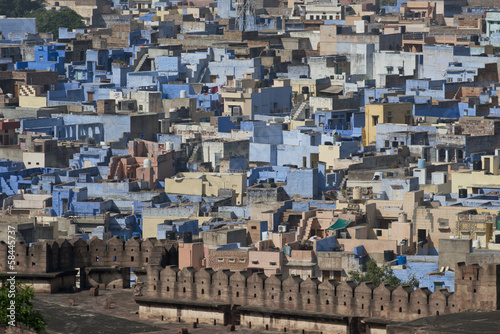 View of the Blue City from the Mehrangarh Fort © Fabio Lotti