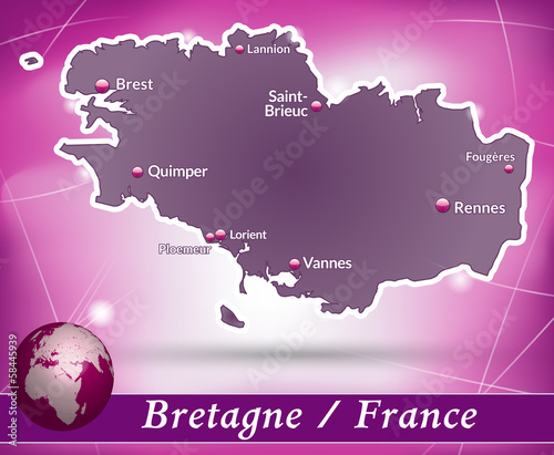 Bretagne Abstrakter Hintergrund in Violett
