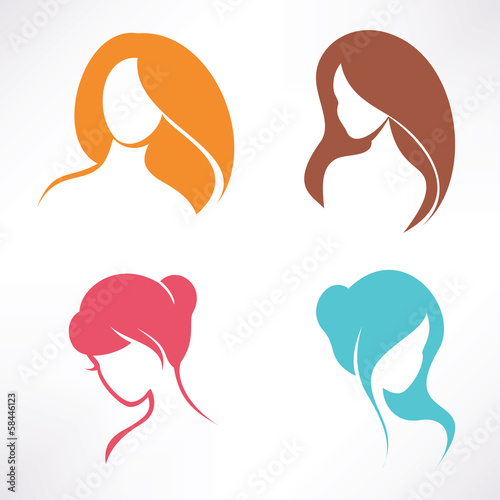 haircut icons set