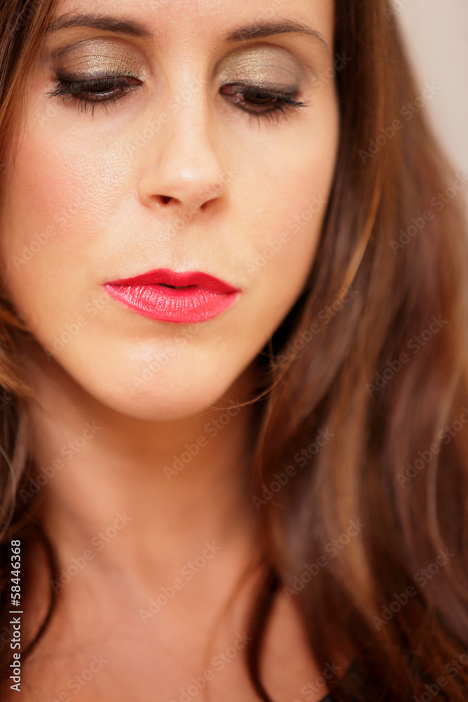 Headshot of a beautiful woman Headshot of a beautiful woman