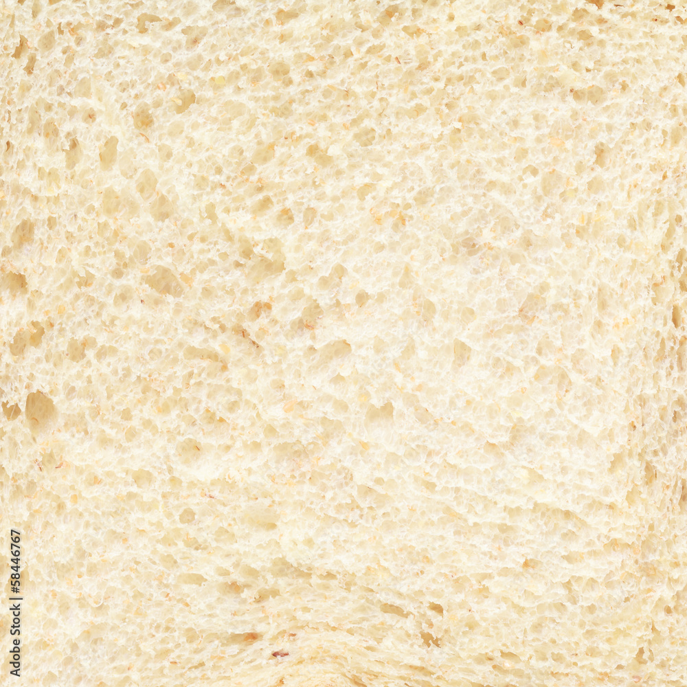 close up of white bread slice