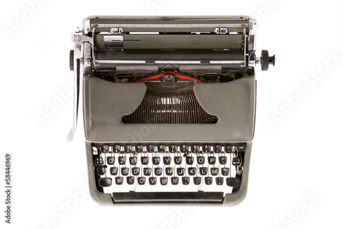 Old mechanical typewriter