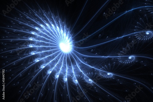 spiral blue