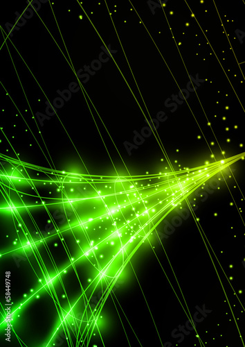 Neon Technology Background.