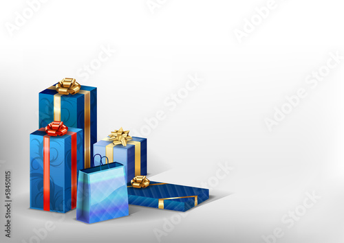 blue gifts