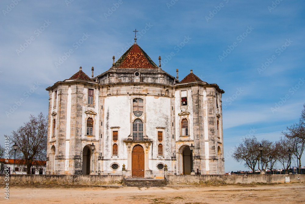 Church in Obidos, Portugal landmark