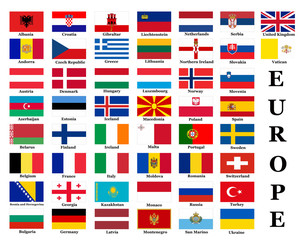 European country flags