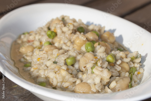 cereals and legumes soup