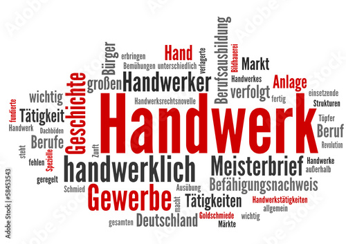 Handwerk (Handwerker, Gewerbe, Stellenangebot) photo