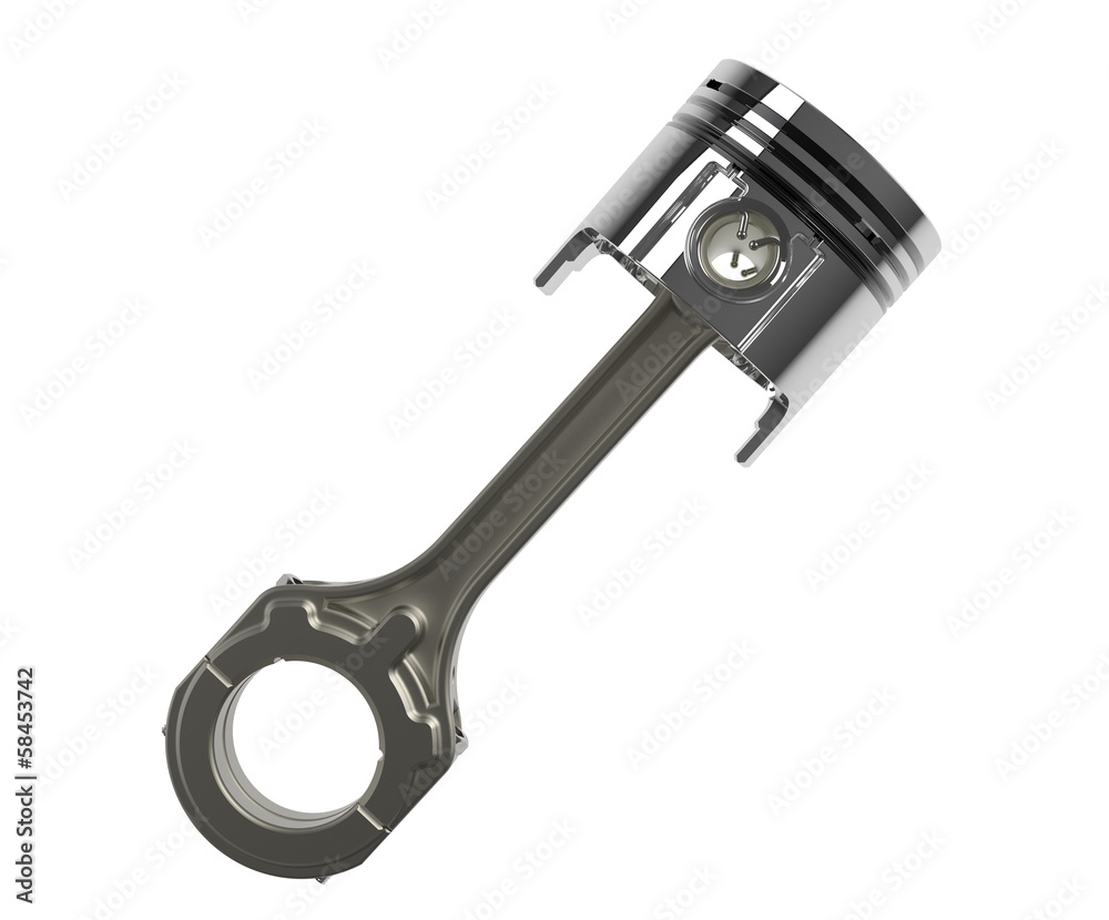 Piston from an internal combustion engine Piston from an internal combustion engine