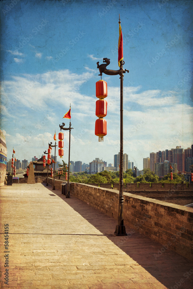 Xian - ancient city wall  