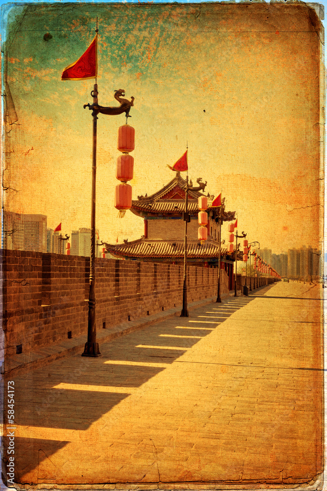 Xian - ancient city wall  