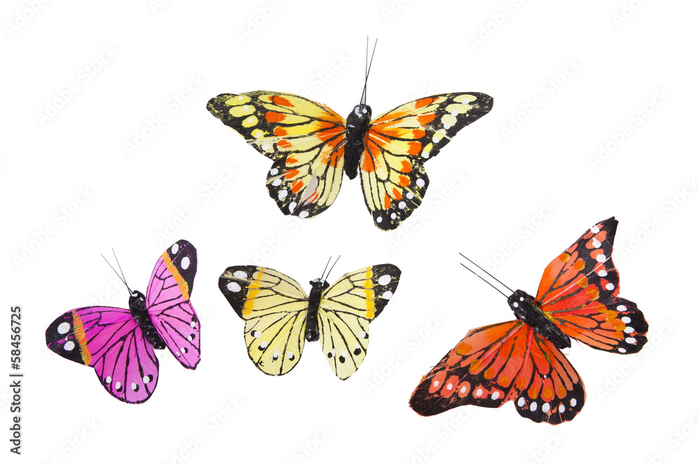 Obraz premium colorful paper butterflies