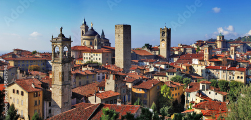 Bergamo, medieval town of northen Italy