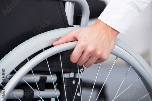 Businessman On Wheelchair photo