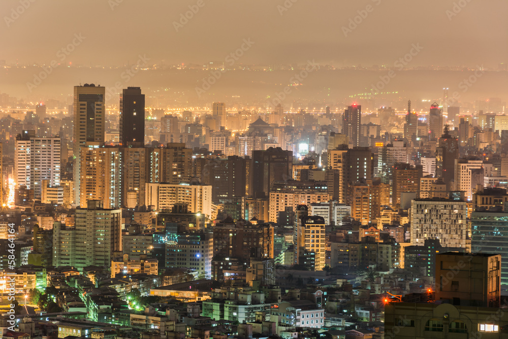Obraz premium Urban scenery in night