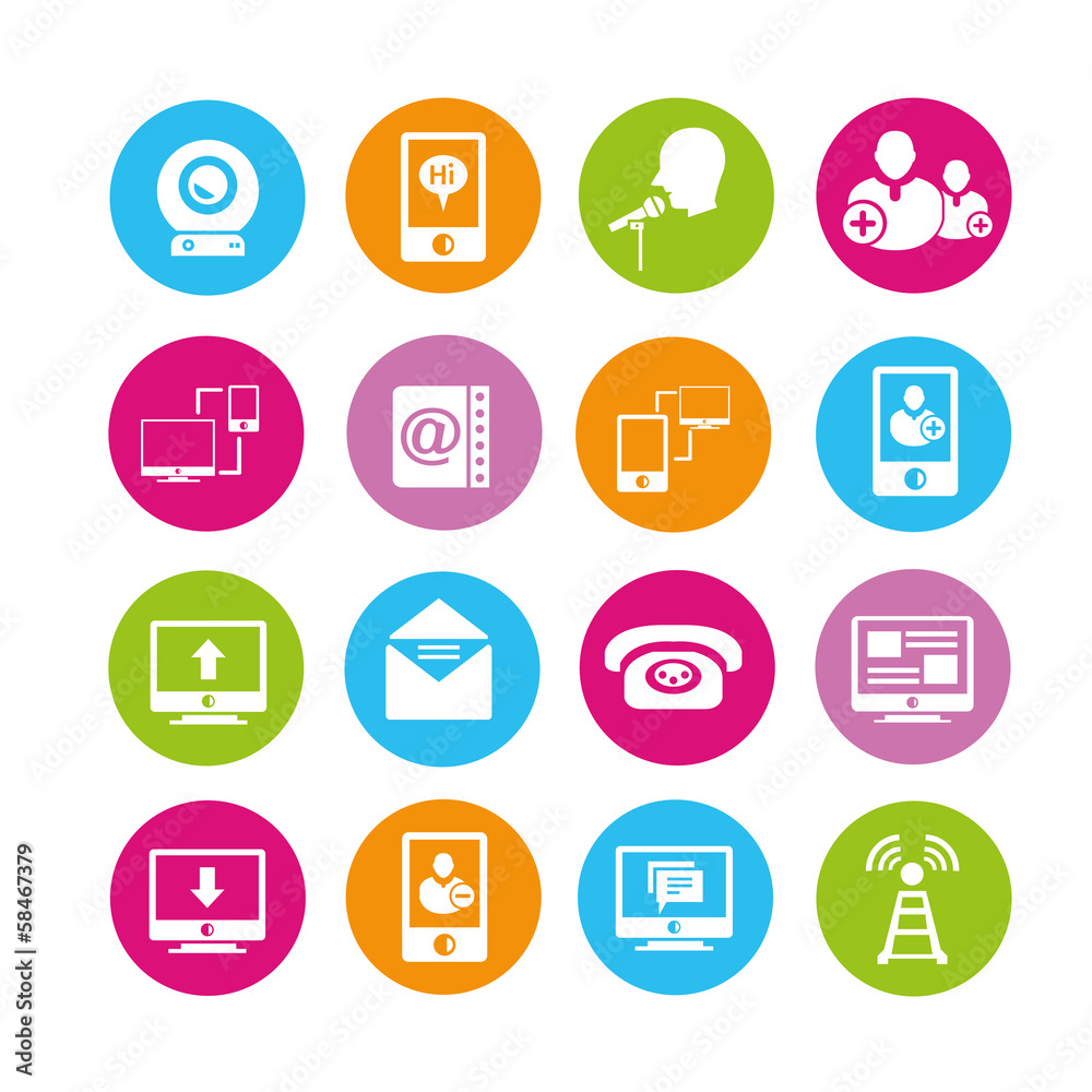 web icons, communication icons web icons, communication icons