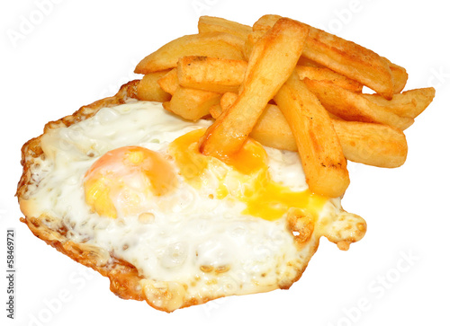 Fried Eggs And Chips