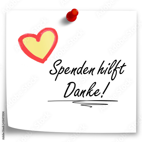 Spenden hilft Danke!