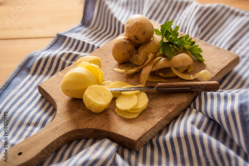 Kartoffeln geschält