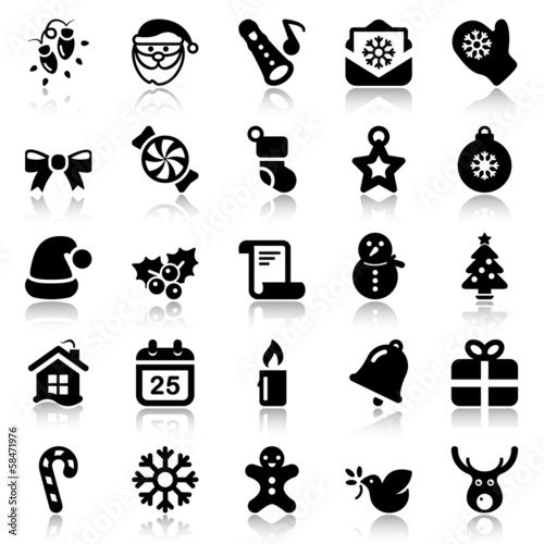 christmas iconset with reflex