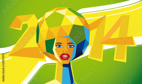 fussball poster brasilien 2014