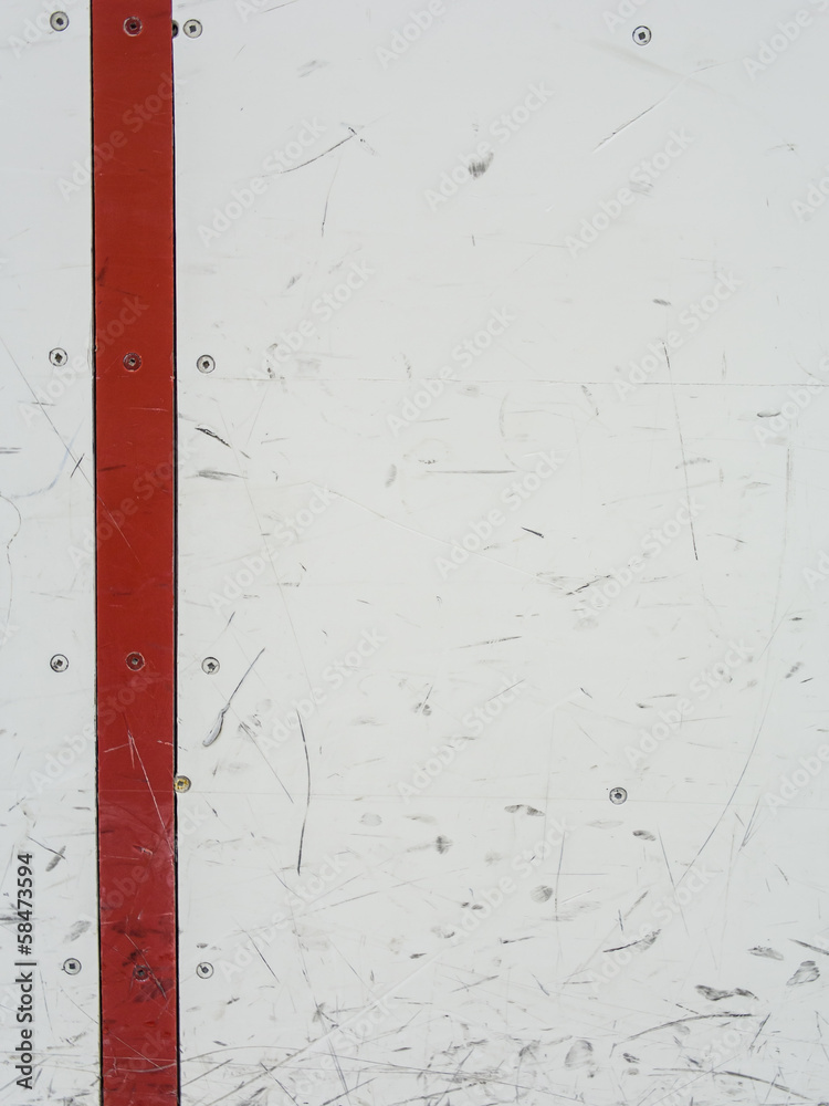 Fototapeta premium Ice hockey rink boards