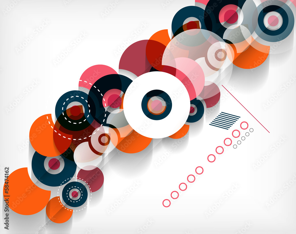 Obraz premium Technology geometric shape abstract background