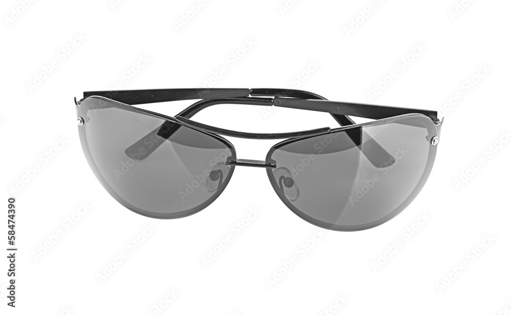 Aviator sunglasses isolated on white background Aviator sunglasses isolated on white background