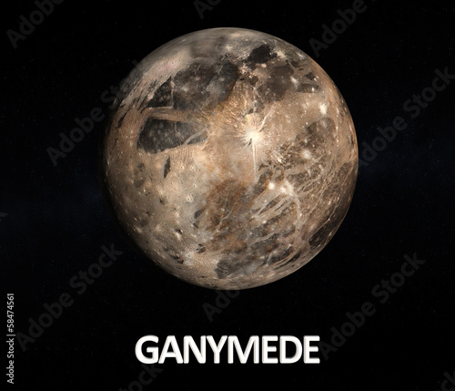 Jupitermoon Ganymede photo