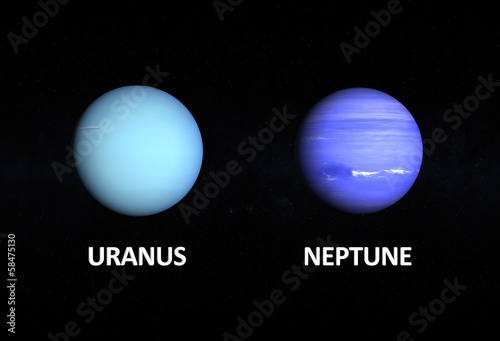 Planets Uranus and Neptune