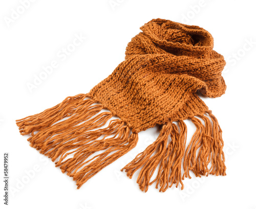  knitted winter scarf