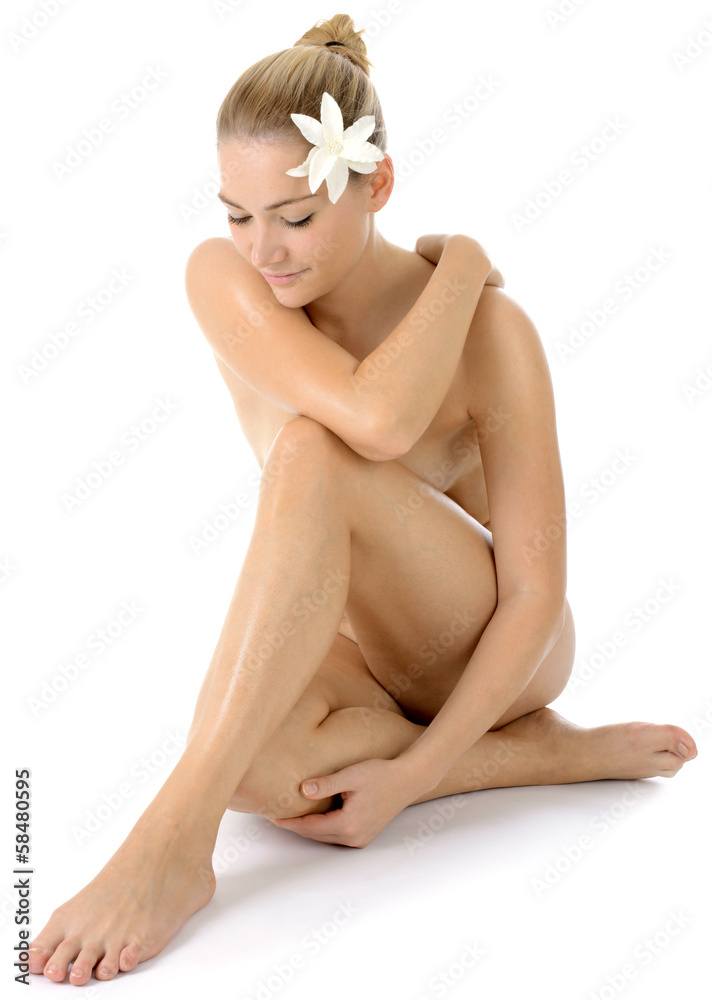 Fototapeta premium Hübsche Frau bei Entspannung