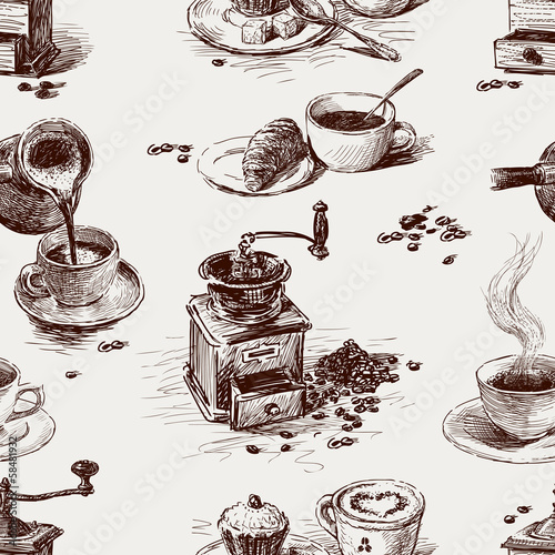 pattern of coffee