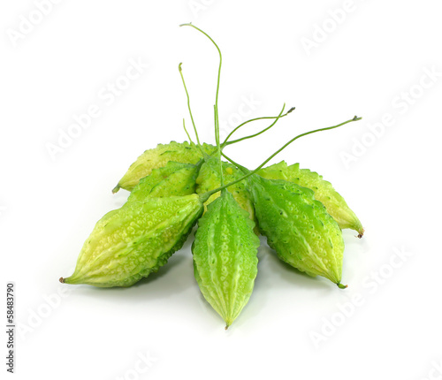 Wallpaper Mural Bitter melon isolated on white background Torontodigital.ca