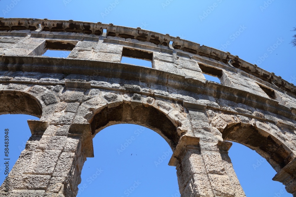 Pula arena in Croatia