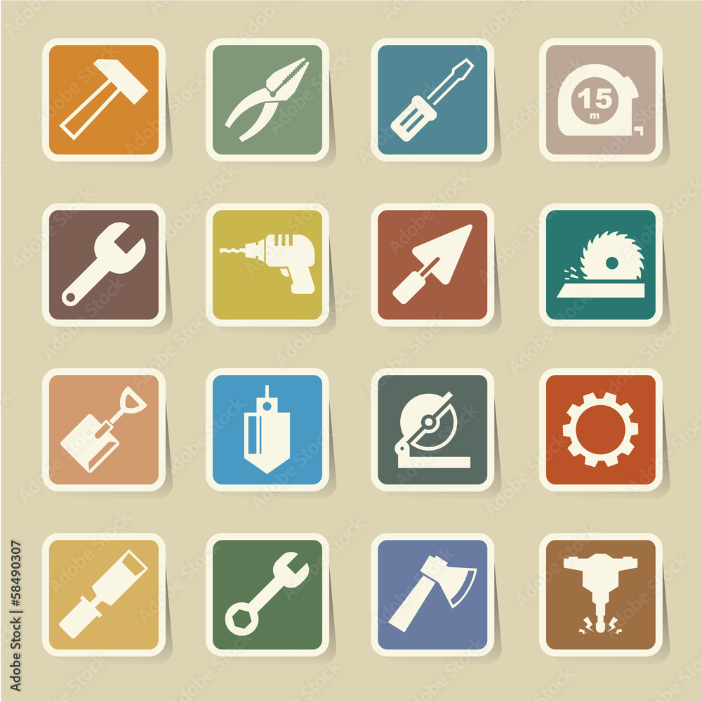 Construction Icons set Construction Icons set