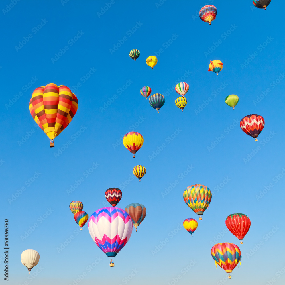 Obraz premium hot air balloons