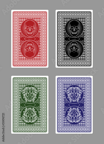 Custom Playing Card Designs/Skulls and Lions