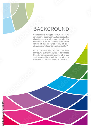 Hintergrund Broschüre Regenbogen