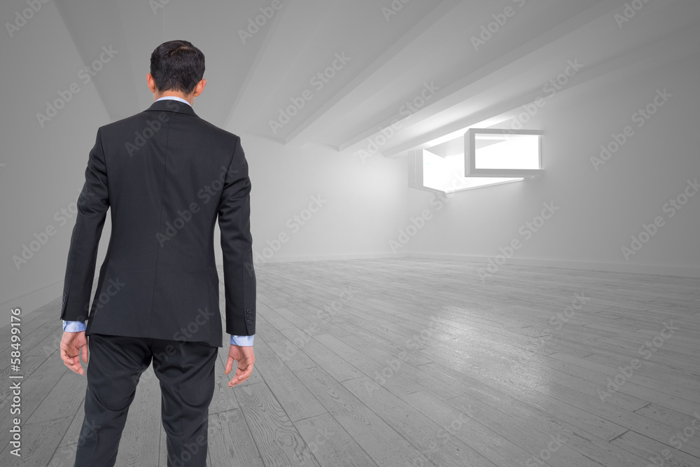 Composite image of asian businessman