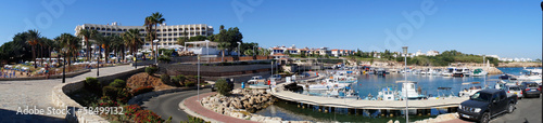 "GPanorama of the beach and the port Cyprus