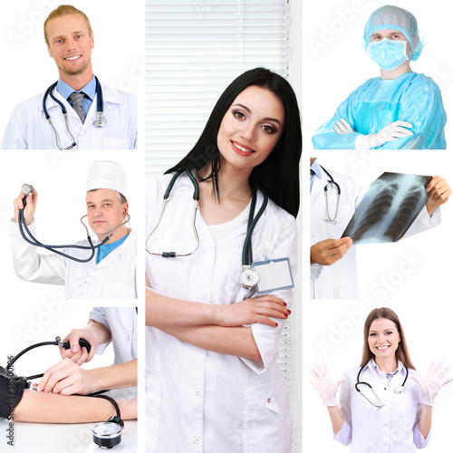 Medical concepts collage