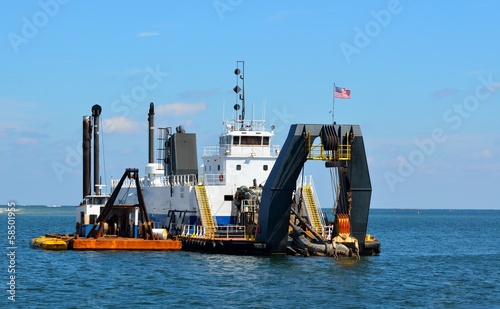 inlet dredging at Florida photo