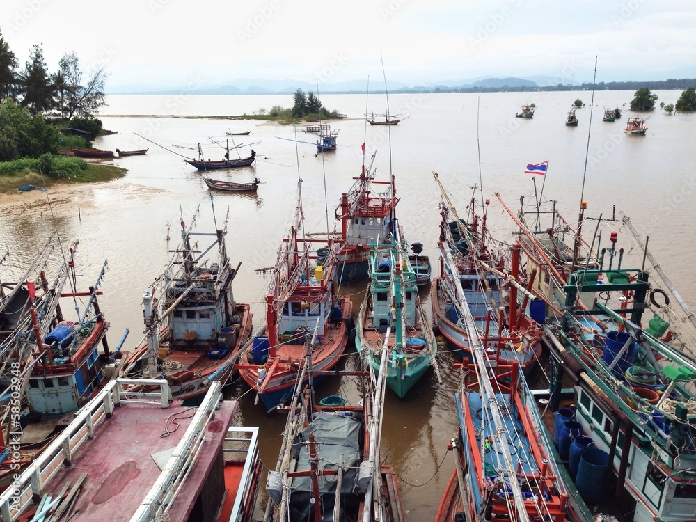 Fishing boat in soutern thailand