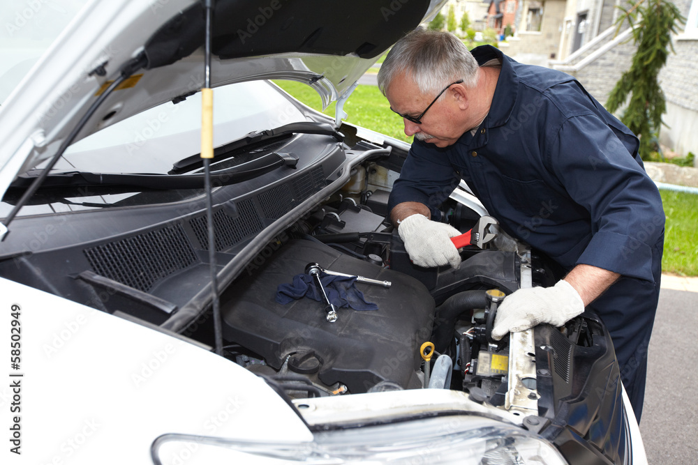 Car mechanic. Car mechanic.