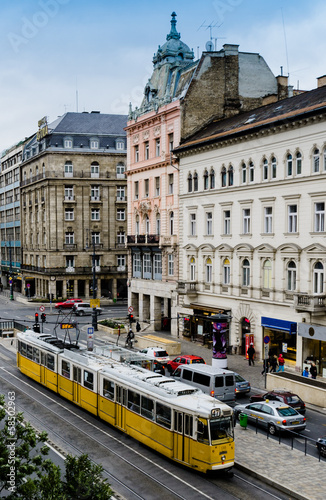 Budapest city tram