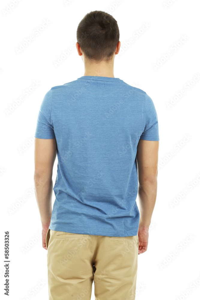 Handsome young man isolated on white Handsome young man isolated on white