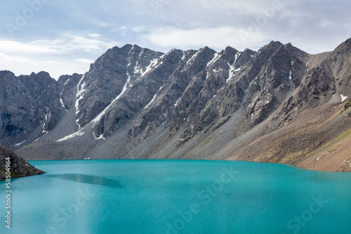 Ala-Kul lake in Kyrhyzstan