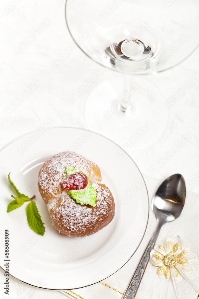 Delicious sweet biscuit pastry Delicious sweet biscuit pastry